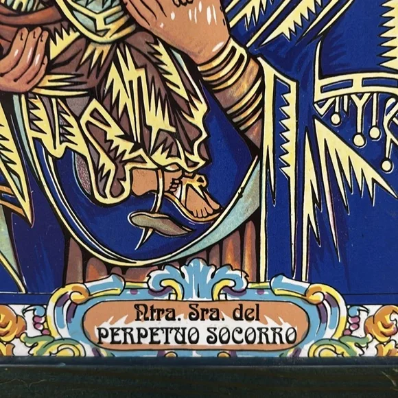 Virgin of Perpetuo Socorro Spain Tile
